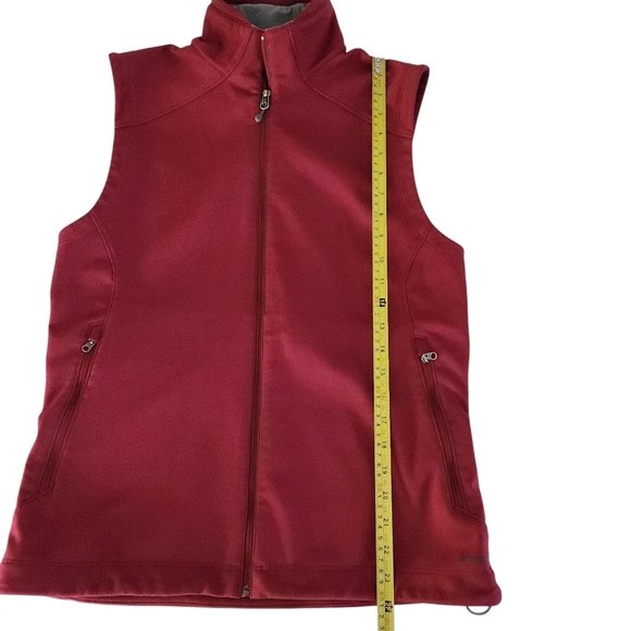 MOUNTAIN EQUIPMENT CO-OP Red (dark pink) softshell Vest size large - Picture 10 of 12